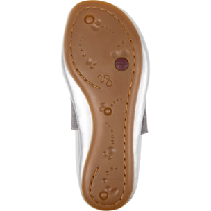 Bailarinas - CAMPER Right - Gris - Cuero liso