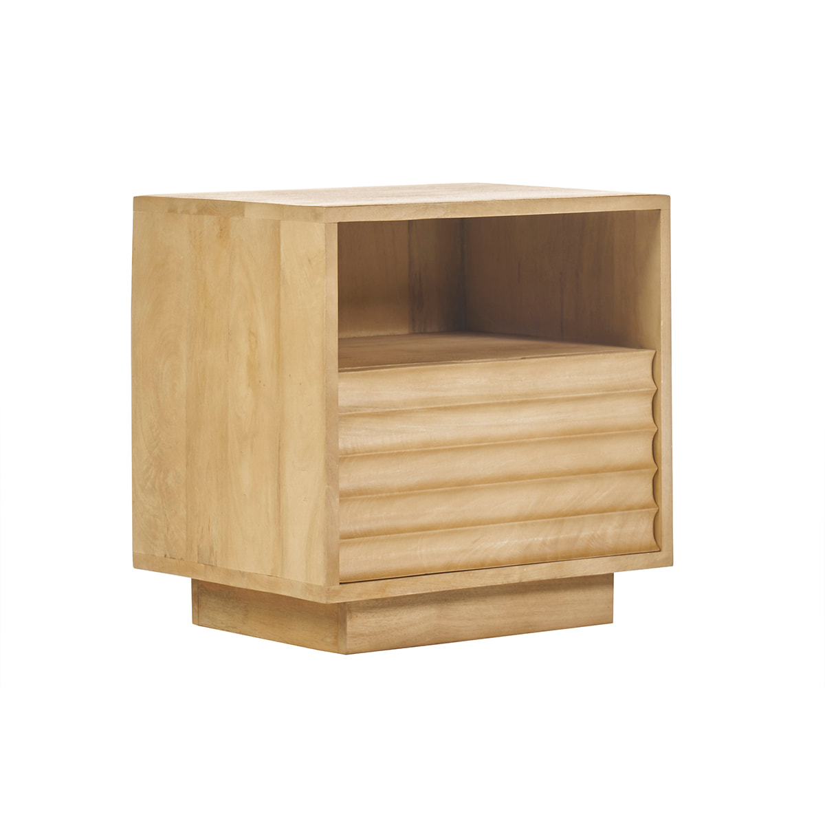 Table de chevet avec tiroir en bois manguier massif L45 MATCHA