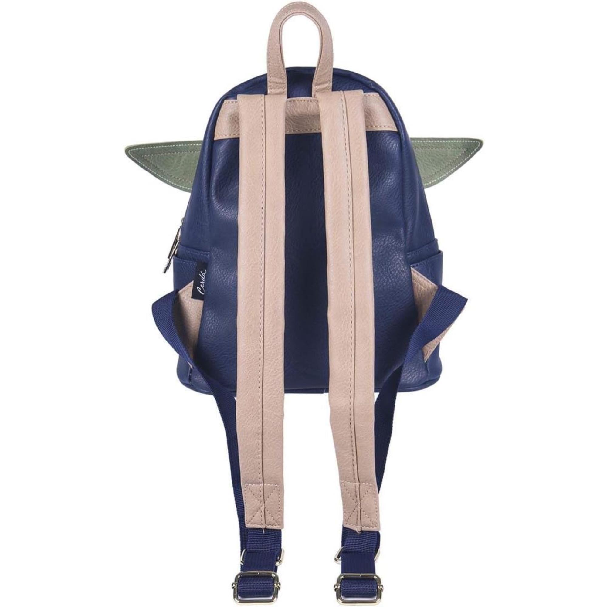 Mochila baby yoda 3d - licencia oficial star wars, multicolor, grande