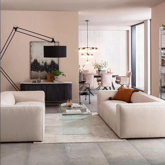 Tables basses Visible Clear set de 3 Kare Design