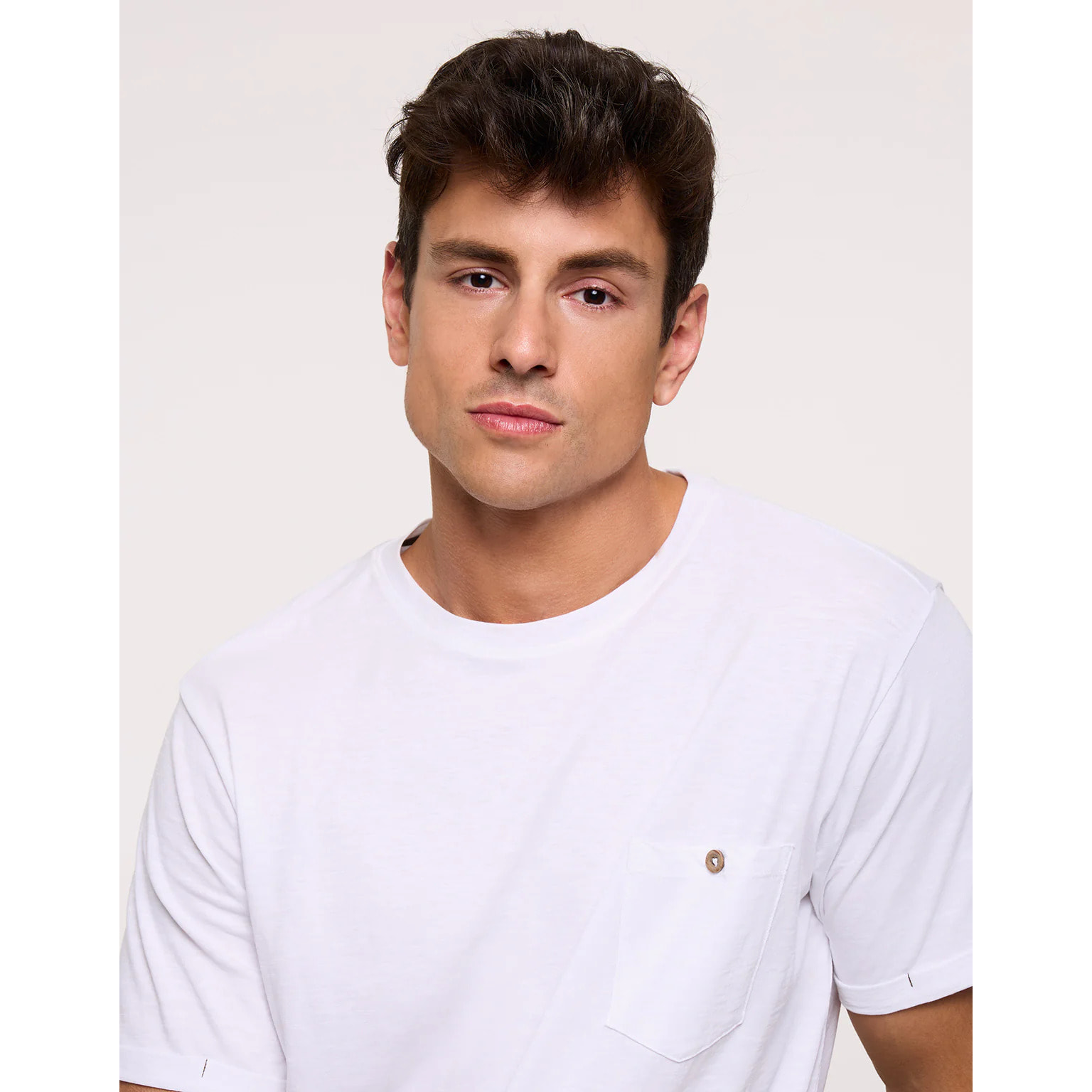 Camiseta Manga Corta Blanco - Button