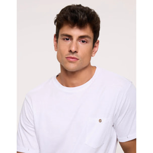 Camiseta Manga Corta Blanco - Button
