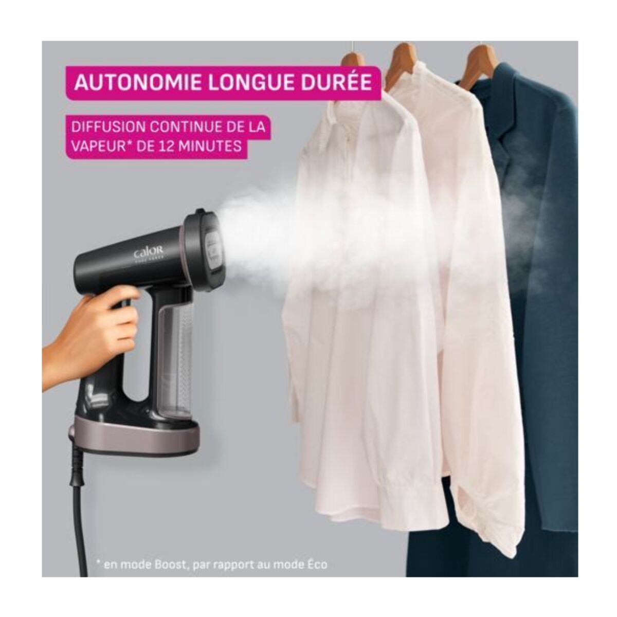 Défroisseur vapeur CALOR DT8765C0 Pure Force 3 en 1