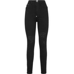 PHILIPP PLEIN Jegging de cintura alta
