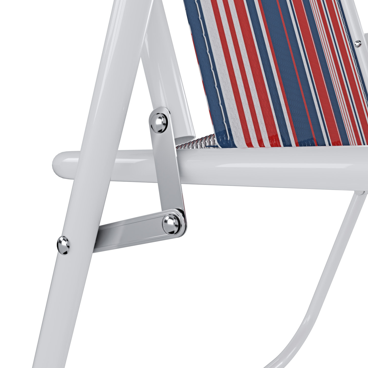 Sedia Pieghevole Da Spiaggia Campeggio Camping Leggera E Resistente In Metallo In Tessuto Oxford 600D Con Braccioli Seggiola Multicolore Rosso Blu