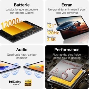 Tablette Android XIAOMI Pack Redmi Pad 2 Pro 128Go + Cover + Clavier