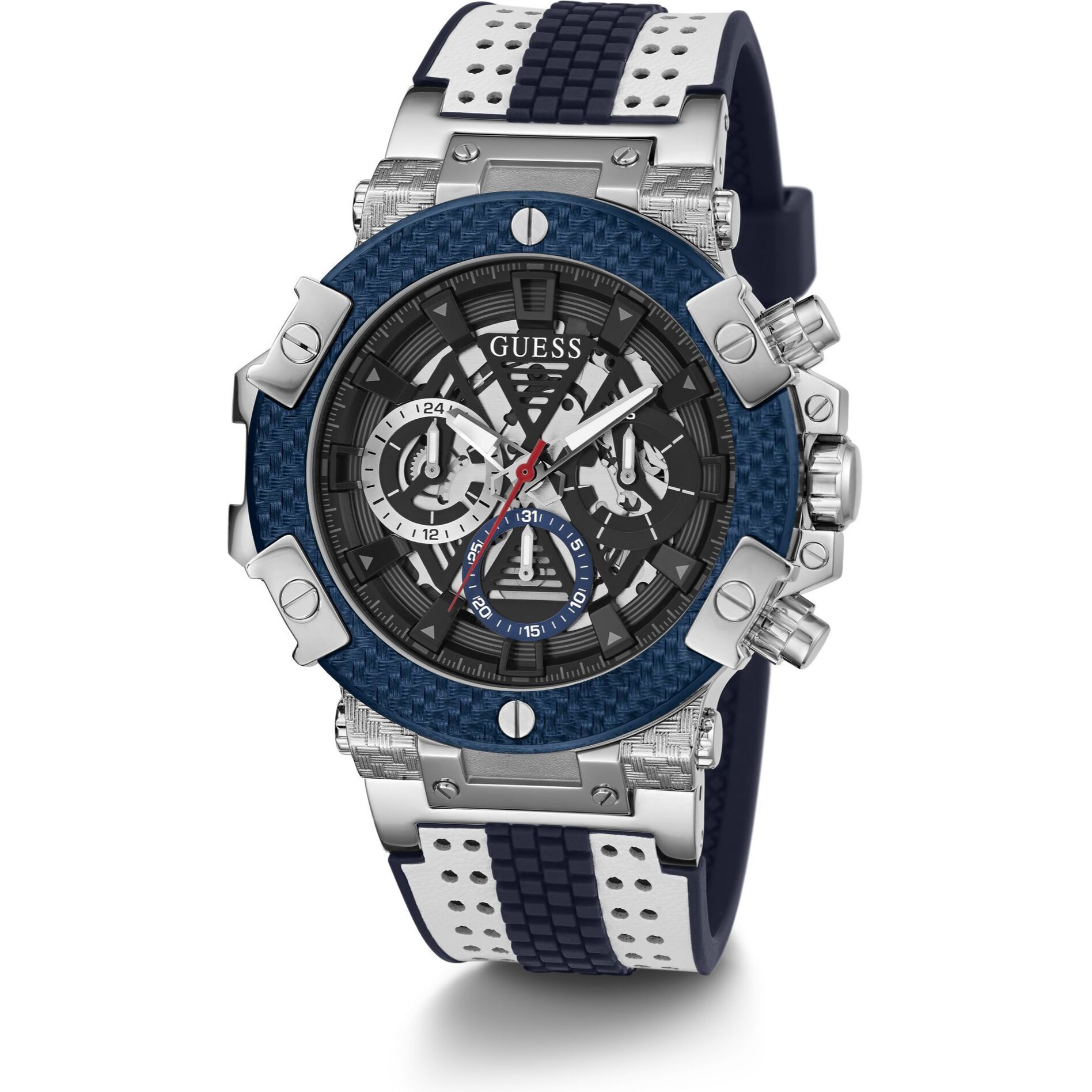 Guess Reloj Analógico De Cuarzo Carbon