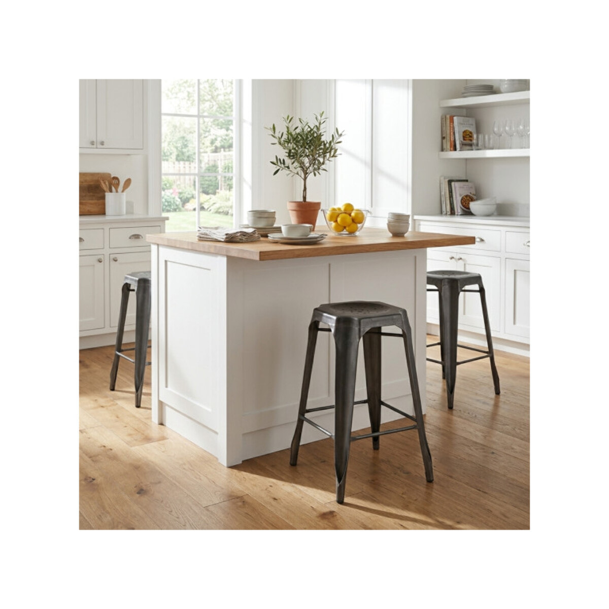 Tabouret de bar en métal au style industriel - STEAL