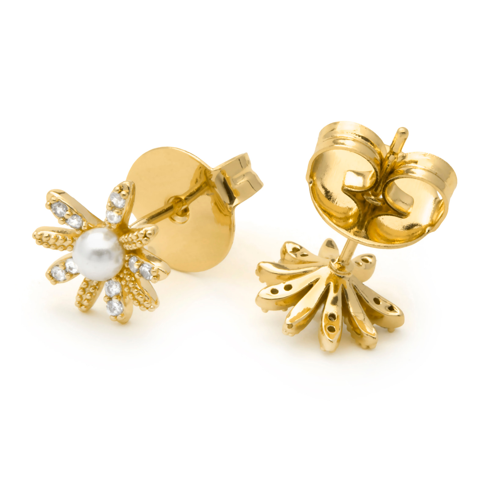 Pendientes Tynta acabado oro amarillo 18k