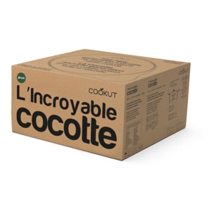 Cocotte COOKUT Coffret l'incroyable 24cm fougere