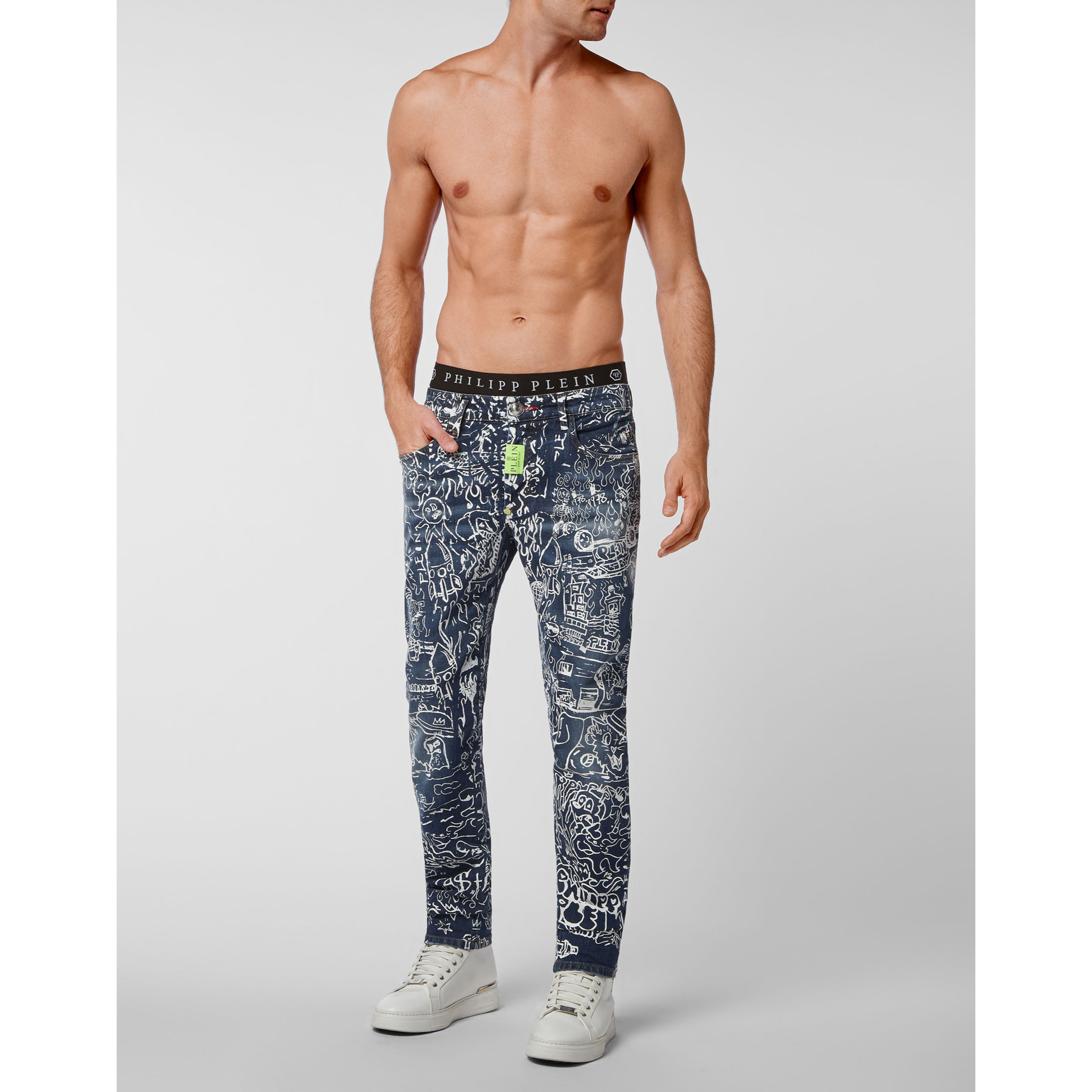 PHILIPP PLEIN Vaqueros de corte recto