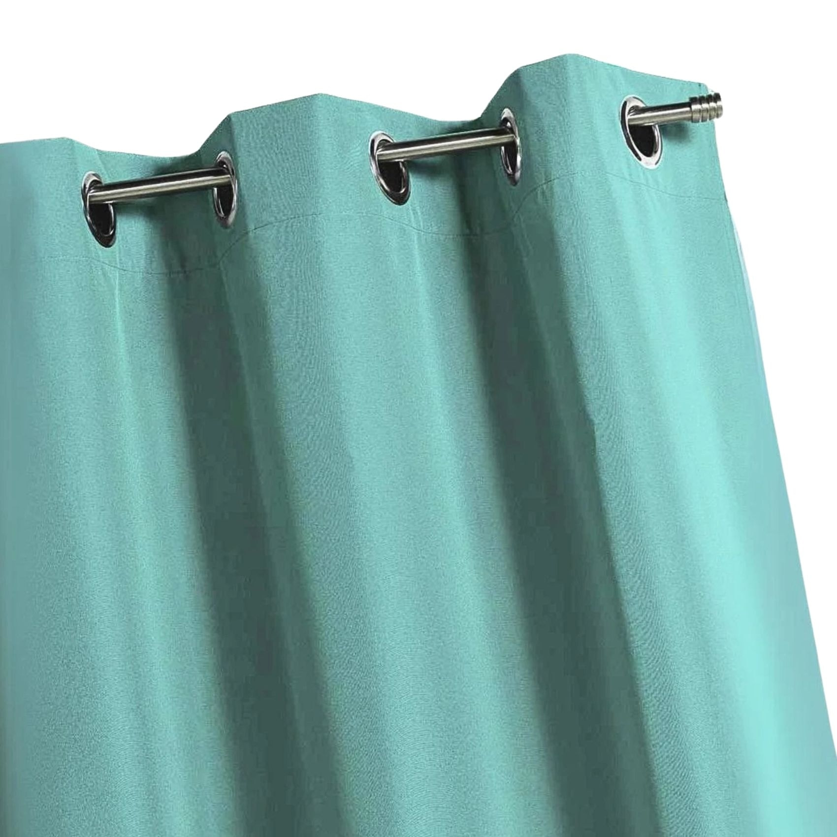 Rideau d'extérieur en tissu déperlant - Vert menthe