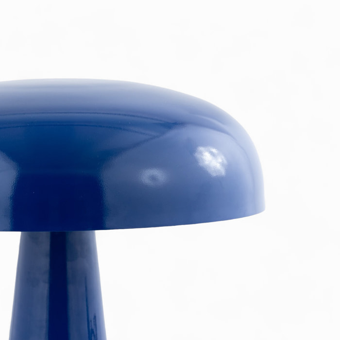 Lampe Livia en métal bleu foncé