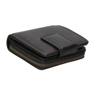 Portafoglio uomo in vera pelle - Modello Erevan Pro - Casual - 10.0 x 8.5 x 3.0 cm
