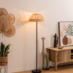 Lampadaire droit "Rory" en métal H150,5cm