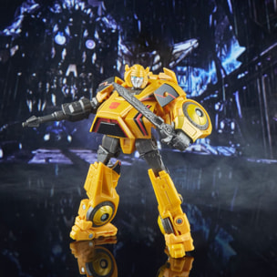 Transformers Generations Studio Serie Deluxe Class Action Figura Gamer Edition Bumblebee 11 Cm Hasbro