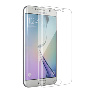 DAM Protezione TPU a schermo intero curvo 4D per Samsung S6 Edge 613 cm. Colore trasparente