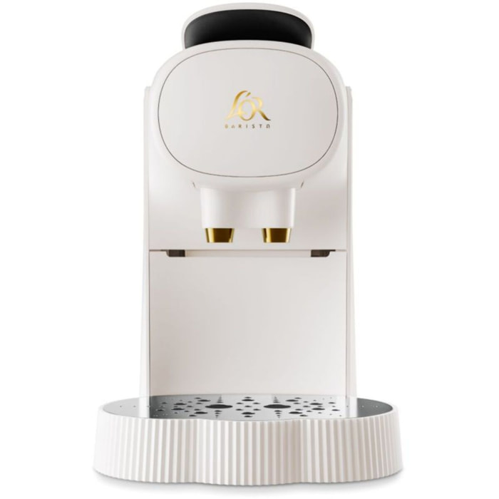 Cafetière à dosette PHILIPS LM9012/08 L'Or Barista Alessi Blanche, 19 bars