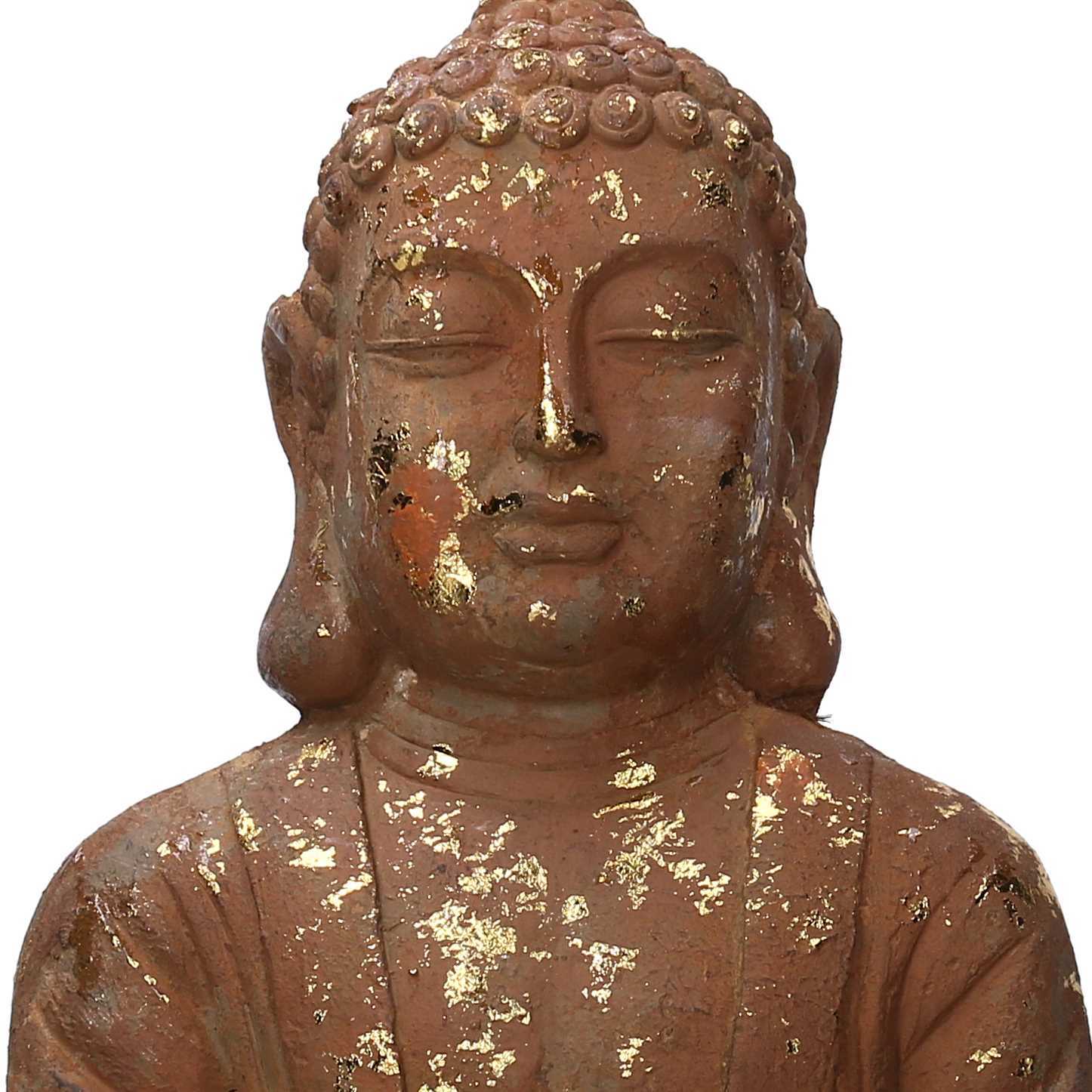 Buddha in resina bronzo cm35x25,5h53,5