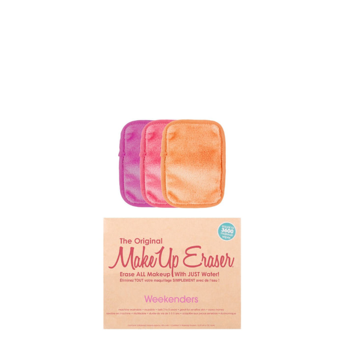 Weekenders 3 Pcs Set - Serviette Démaquillante Réutilisable