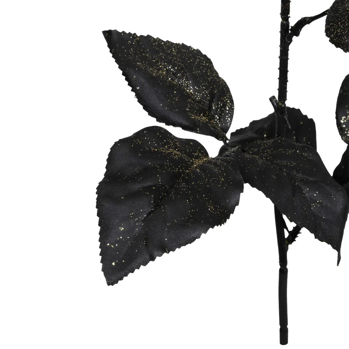 Branche Rose noir et doré H65cm