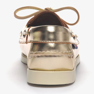 Sebago - Docksides Donna Oro - Docksides Portland Met Woman