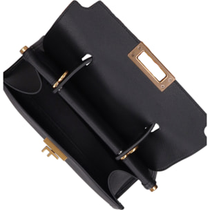 Borsa a mano da donna Made in Italy - Modello Embera Plus - 100% pelle - 28.0 x 17.0 x 9.0 cm