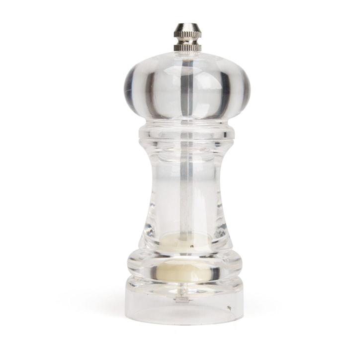 Moulin à sel ou poivre en acrylique transparent