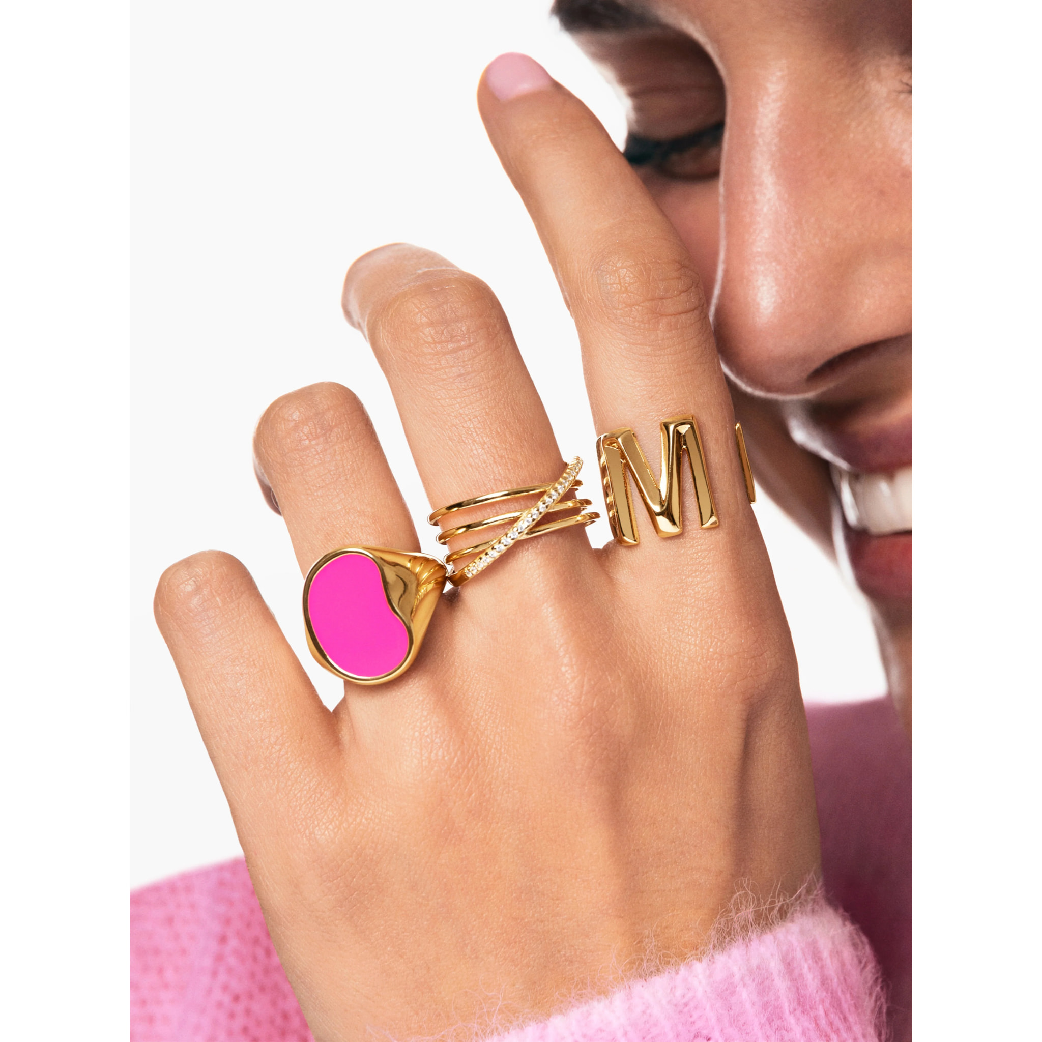 Anillo Comete Plata Baño Oro