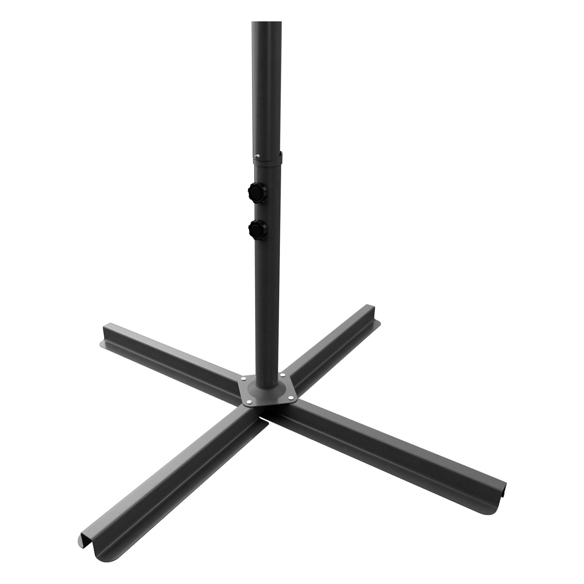 Stadia - Ombrellone da giardino decentrato ø 300 cm con palo in acciaio H250 cm beige