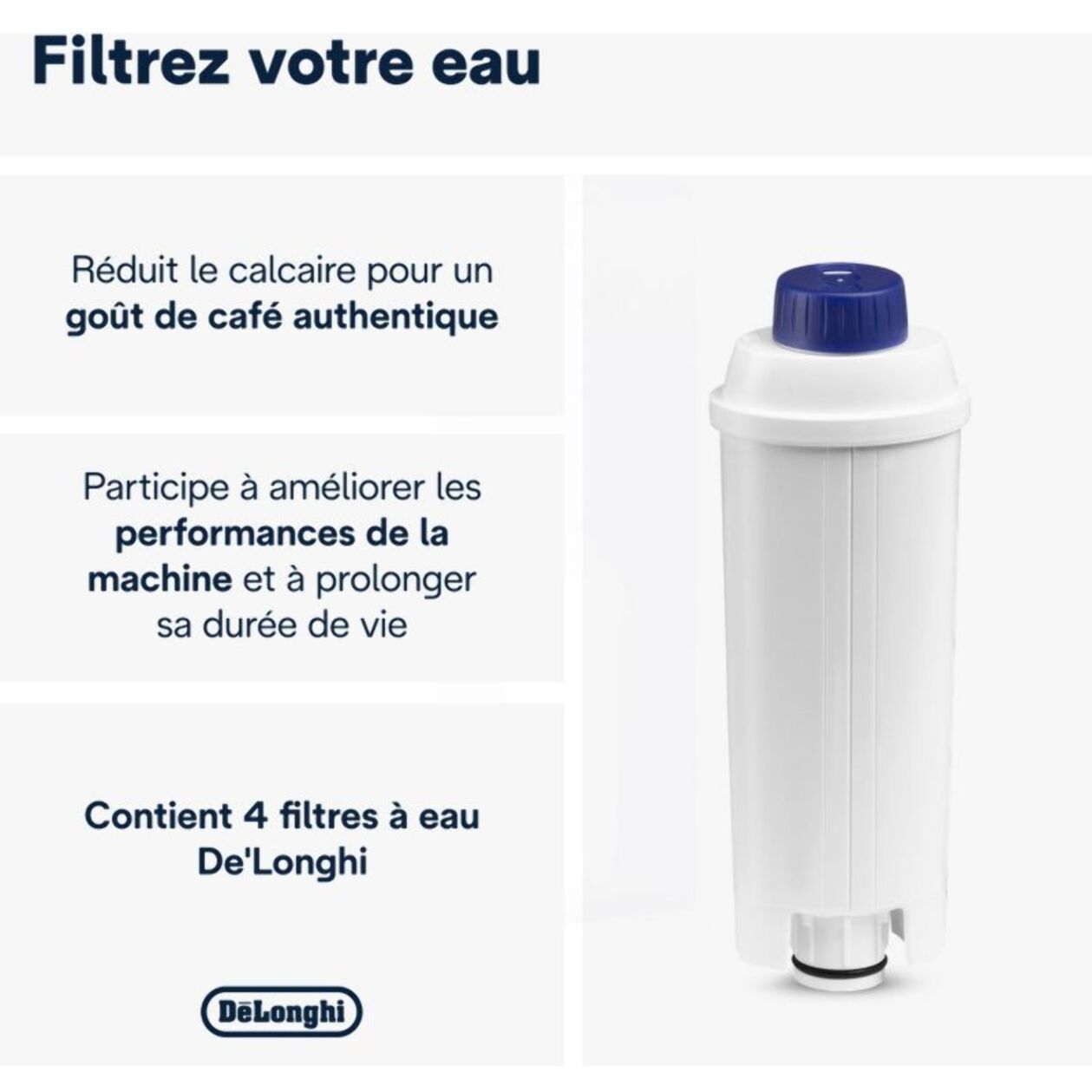 Détartrant anti-calcaire DELONGHI expresso broyeur 12 mois
