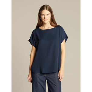 Elena Mirò - Blusa de color liso - Azul