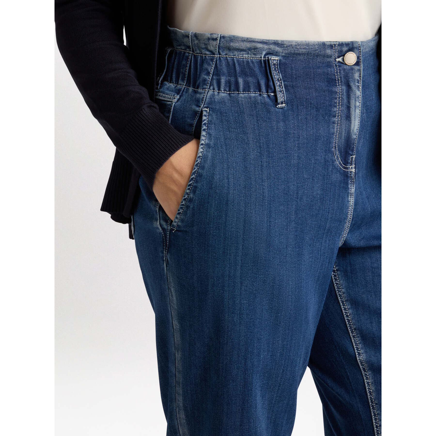 Fiorella Rubino - Jeans balloon - Blu