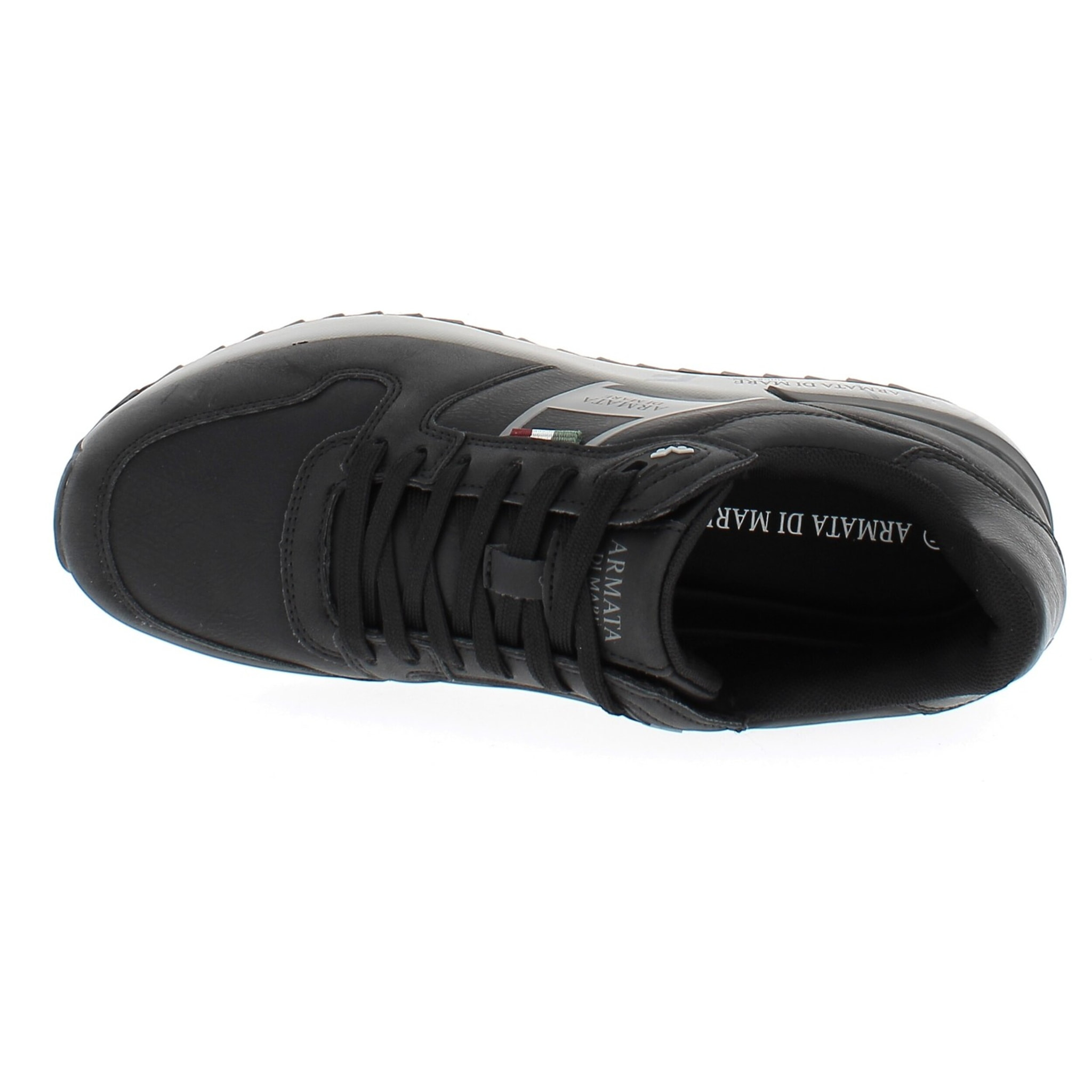 Armata di Mare Scarpe Uomo Sneakers Vintage Running con Soletta Rimovibile in Memory Foam AMU 2N815 Black