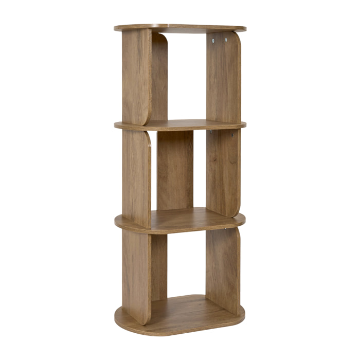 Module de Rangement - HOME DECO FACTORY - HERITAGE - 3 Cases - Modulable - Marron