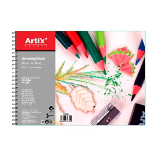 PACK 6 UNITÀ BLOCCO DA DISEGNO A4 80 FOGLI 110 g/m²