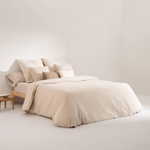 Housse de couette jacquard Jávea Petit Tabac