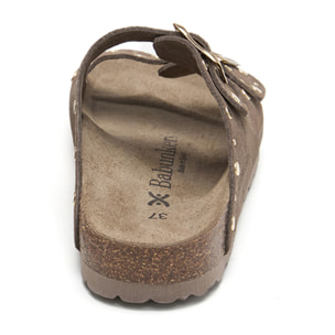 SANDALIA BABUNKERS MARRON