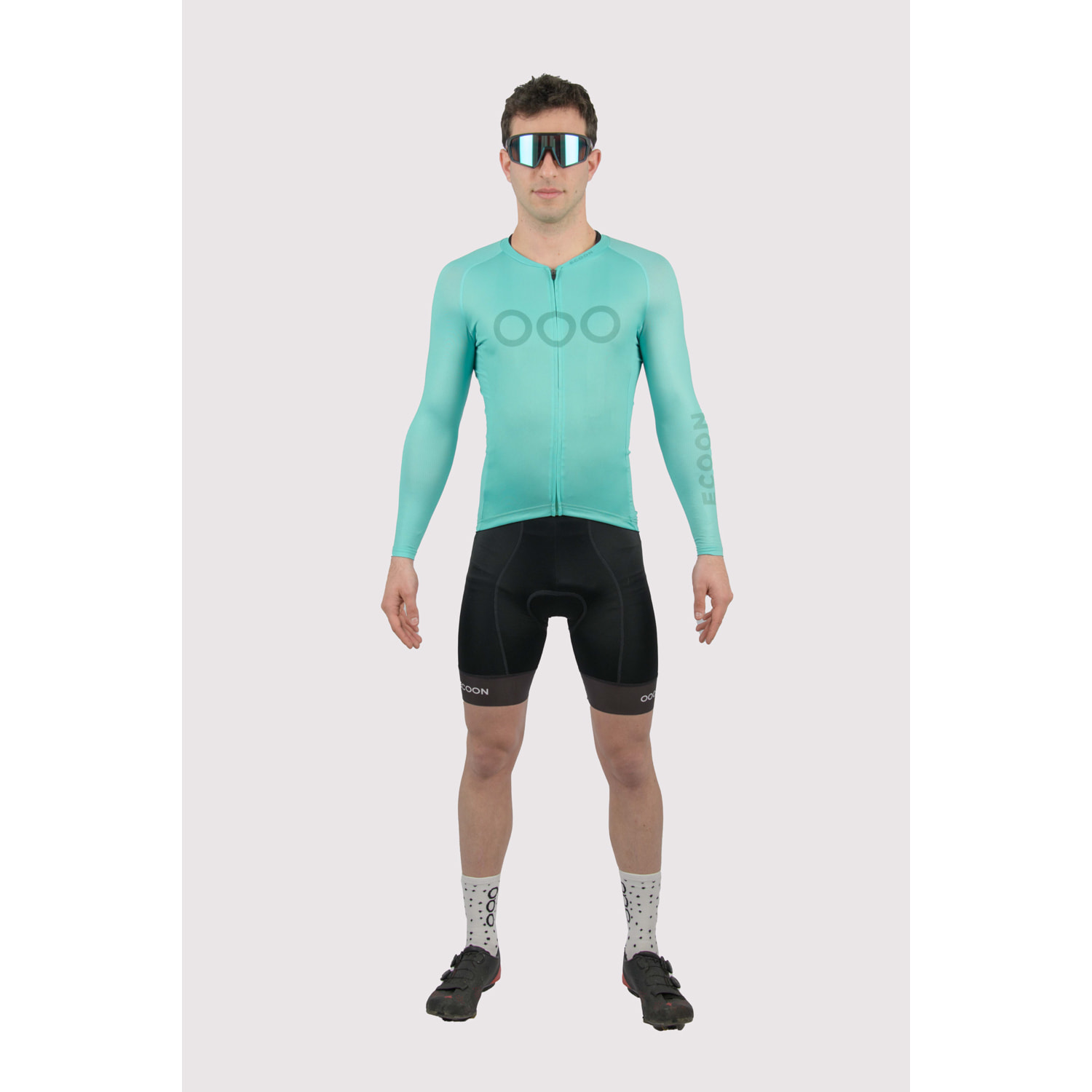 Maillot de manga larga ECOON modelo Tourmalet Men en color Turquesa
