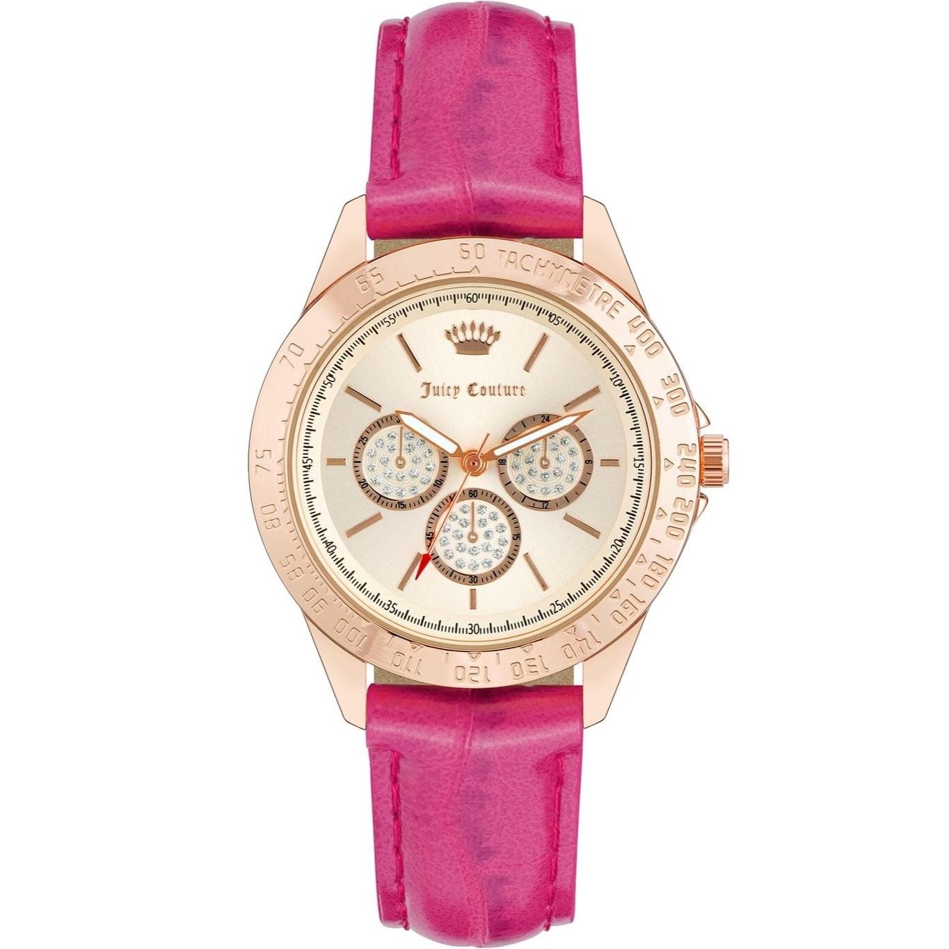 Reloj Juicy Couture JC1220RGPK Mujer Analogico Cuarzo con Correa de Polipiel