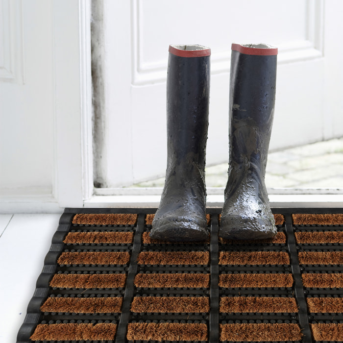 Tapis Grattoir Coco Et Caoutchouc 40x60cm