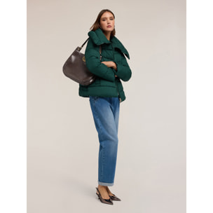 Motivi - Plumífero grueso con cuello alto - Verde