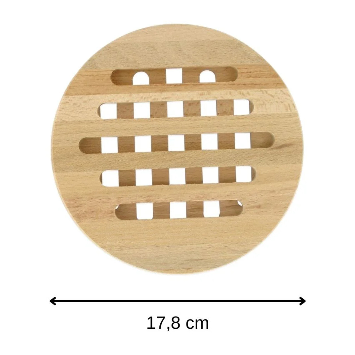 Dessous de plat rond en bois 18 cm Fackelmann Wood Edition