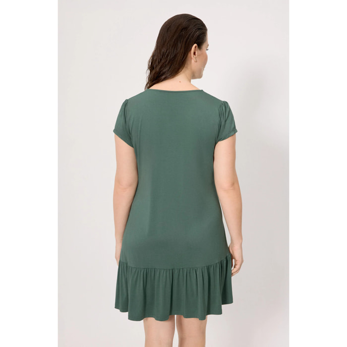 Vestito corto Verde