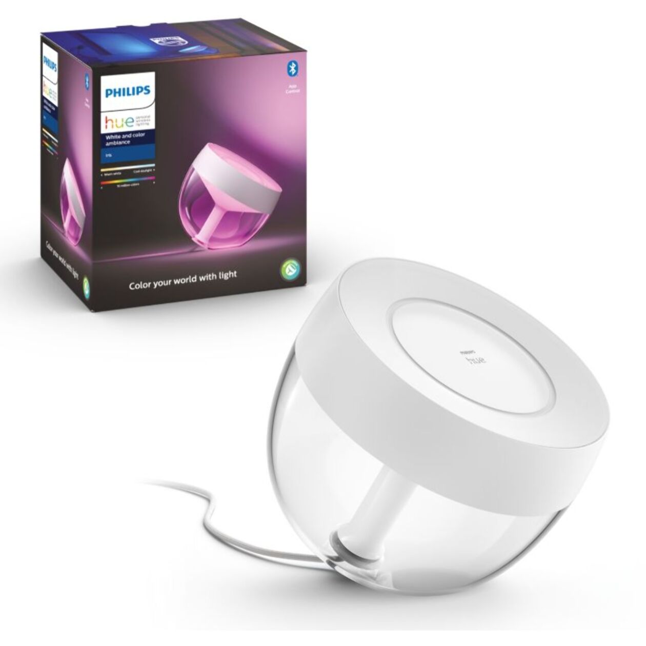 Lampe connectée PHILIPS HUE W&C Iris Blanc