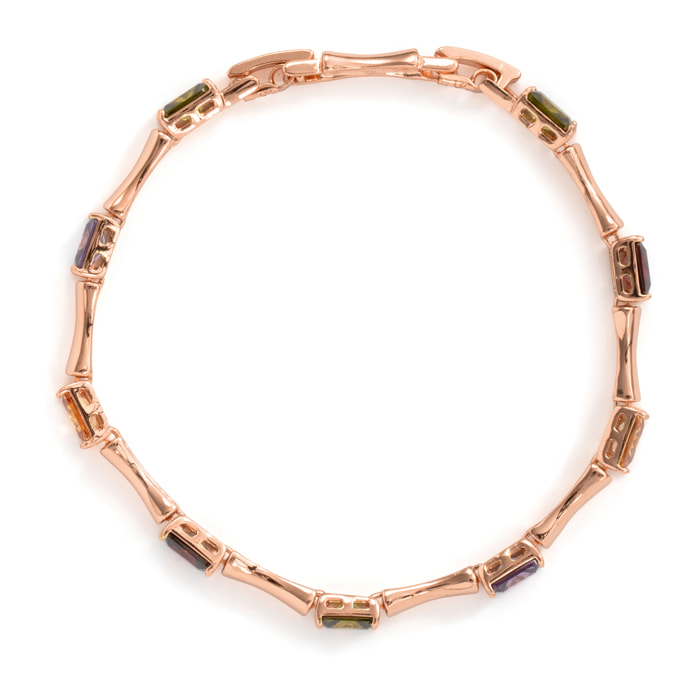 Pulsera Itsul acabado oro rosa 18k