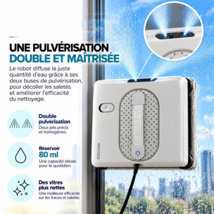 Robot Lave-vitres avec Station eziclean®Windobot S15 Station MAX