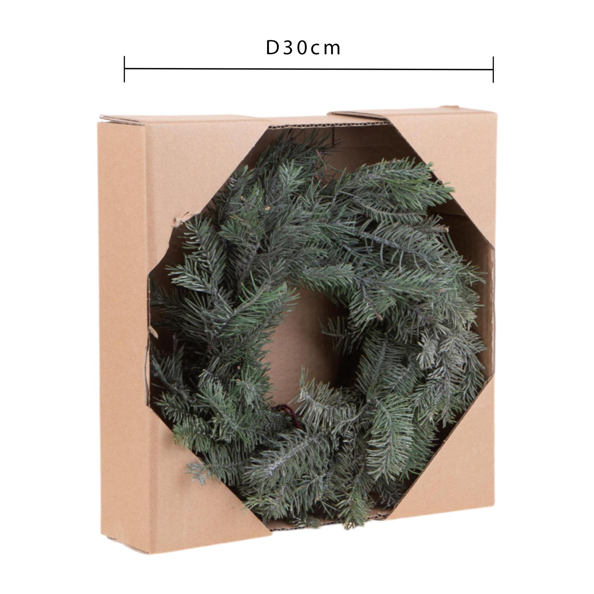 Corona abete - Pezzi 2 - 30xH5x30cm - Bianchi Dino SpA