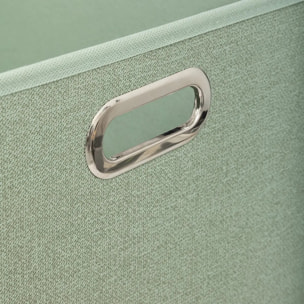 Boîte de rangement "Mix  n  Modul" vert clair 31x31cm
