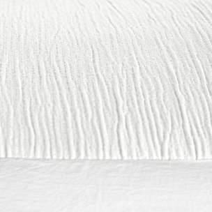 Parure housse de couette 3pcs 100% microfibre_blanc 220x240 cm